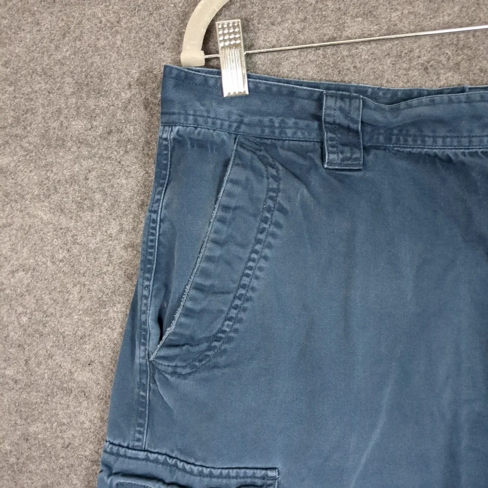 Columbia Mens Blue Cargo Shorts Size 36 Hiking Outdoor‎ Utility 9 Inseam